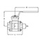 Ball valve Type: 7442FS Stainless steel Fire safe Internal thread (BSPP) Class 600